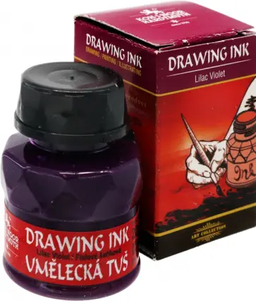 Тушь индийская, лиловый обложка книги