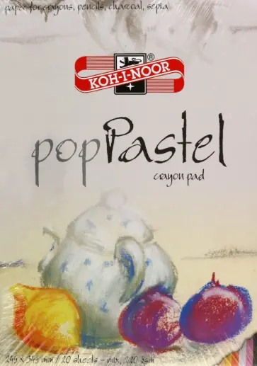 Бумага для пастели, 20 листов, 245х345 мм, 5 цветов Бумага для пастели, 20 листов, 245х345 мм, 5 цветов обложка книги