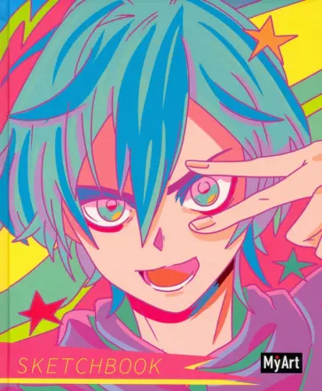 Аниме скетчбук. Star boy, 64 листа обложка книги