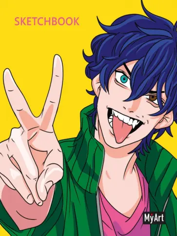 Аниме скетчбук. Краш, 64 листа обложка книги