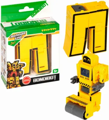 Трансформер 2в1 Bondibot, Буква "Л" обложка книги
