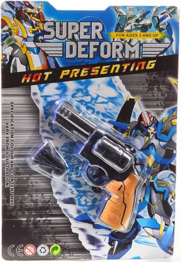 Трансформер Робот-пистолет Super Deform обложка книги