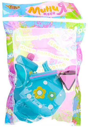 Набор посуды с чайником и пирожным обложка книги