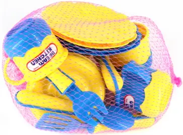 Набор посуды в сетке Набор посуды в сетке обложка книги