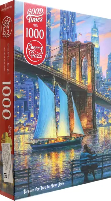 Cherry Puzzle-1000 Романтический вечер в Нью-Йорке обложка книги