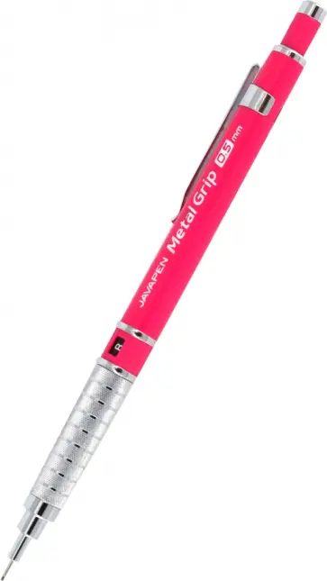 Карандаш механический с регулировкой жесткости грифеля, 0,5 мм., розовый обложка книги