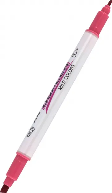 Текстовыделитель двусторонний Duplex, бордовый обложка книги