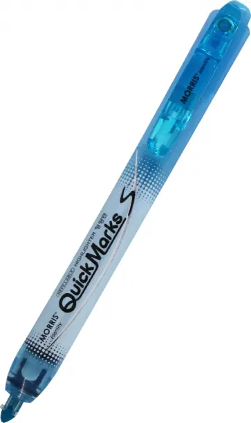 Текстовыделитель автоматический Highlighter-S, синий обложка книги