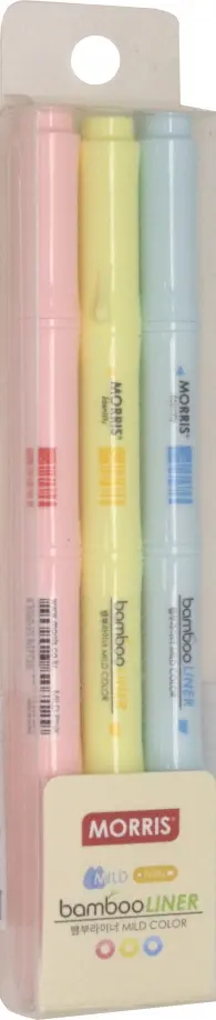 Набор двусторонних маркеров Bamboo Liner, 3 цвета обложка книги