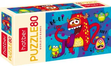 Puzzle-80 Монстрики Puzzle-80 Монстрики обложка книги