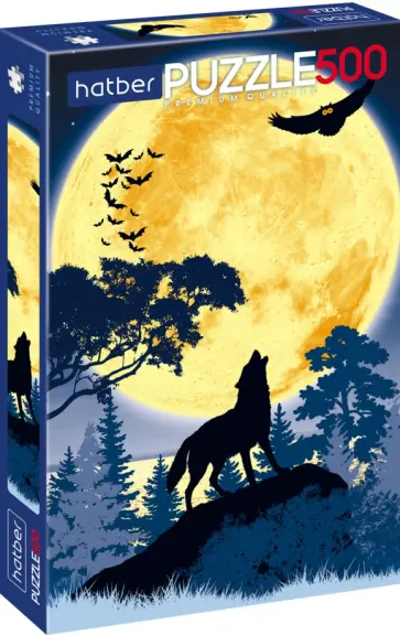 Puzzle-500. Полнолуние. Волк Puzzle-500. Полнолуние. Волк обложка книги
