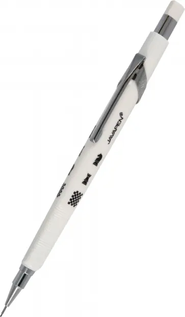 Карандаш механический Chess Triangle Sharp, 0,5 мм., белый обложка книги