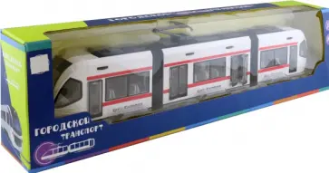 Трамвай пластмассовый с открывающимися дверьми Трамвай пластмассовый с открывающимися дверьми обложка книги