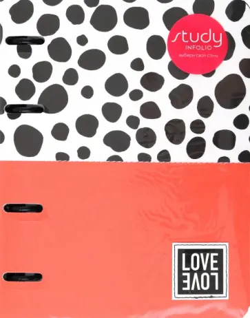 Тетрадь с кольцевым механизмом LoveLove. Love, 120 листов, клетка обложка книги