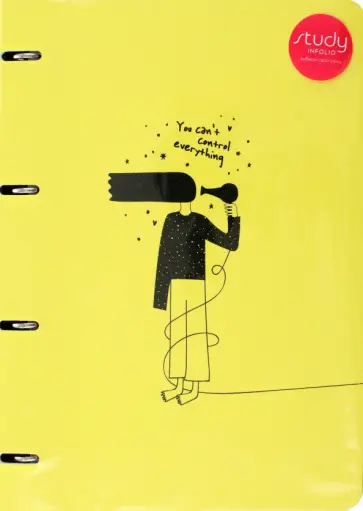 Тетрадь с кольцевым механизмом Situation. Девочка, 120 листов, клетка, А4 обложка книги