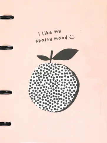 Тетрадь с кольцевым механизмом Mood. Гранат, 120 листов, клетка обложка книги