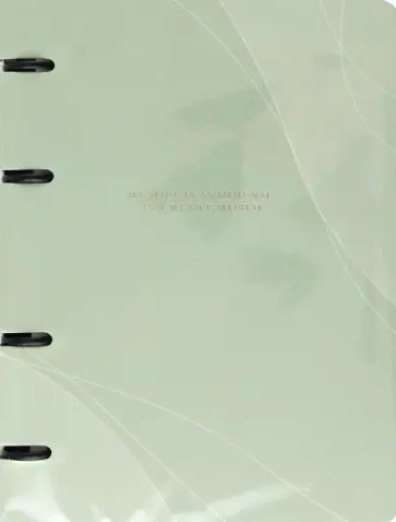 Тетрадь с кольцевым механизмом View. Зеленое, 120 листов, клетка обложка книги