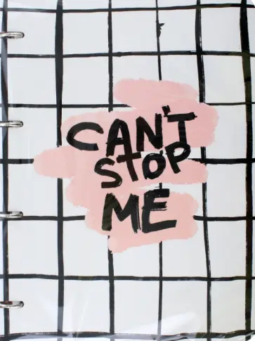 Тетрадь с кольцевым механизмом Bad Girl, 120 листов, клетка, А4 обложка книги