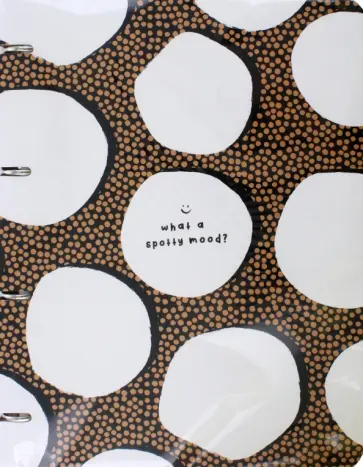 Тетрадь с кольцевым механизмом Mood. Круги, 120 листов, клетка, А4 обложка книги