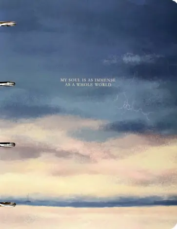 Тетрадь с кольцевым механизмом View, Небо, 120 листов, клетка, А4 обложка книги