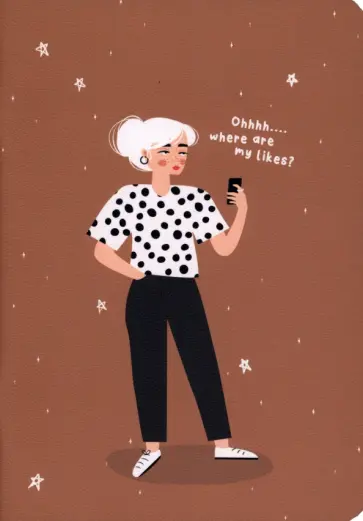 Тетрадь Blogger. Девушка, А5-, 24 листа, клетка обложка книги