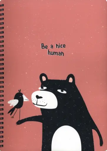 Тетрадь Silly. Медведь, А4, 96 листов, клетка обложка книги