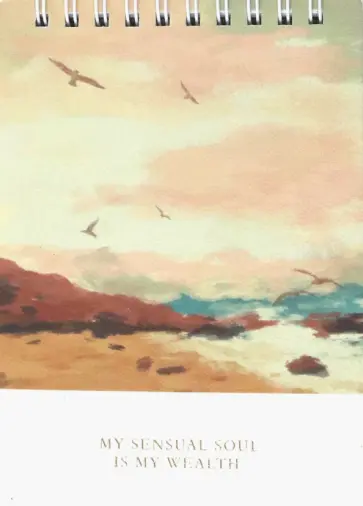 Блокнот View. Пляж, А6, 100 листов, клетка обложка книги