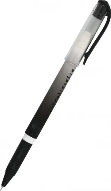 Ручка гелевая Mood. Черный, 0,5 мм., черная обложка книги