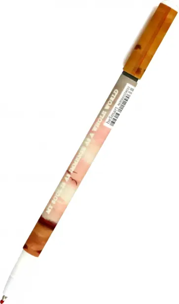 Ручка шариковая View. Серо-зеленый, 0,5 мм., синяя обложка книги