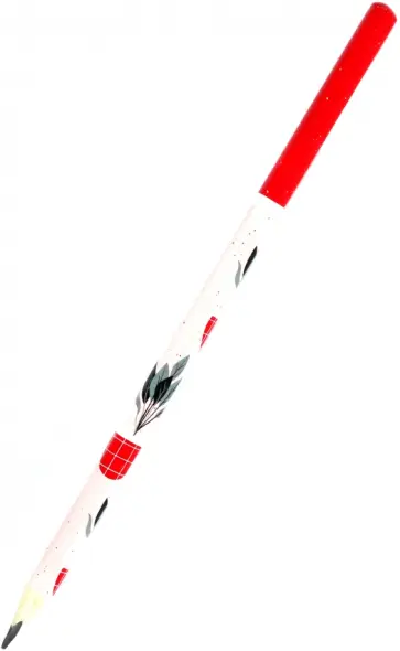 Карандаш чернографитный Sentiment. Цветы в горшке, HB обложка книги