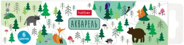 Краски акварельные медовые Deep Forest, 6 цветов, без кисти Краски акварельные медовые Deep Forest, 6 цветов, без кисти обложка книги