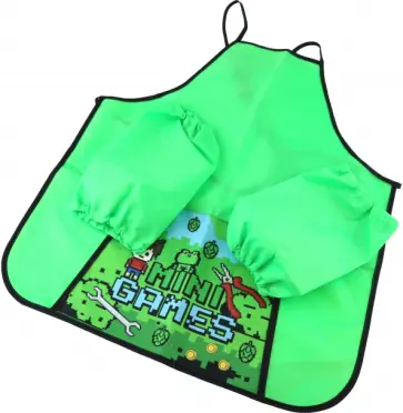 Фартук для труда Mini Games, с карманом обложка книги