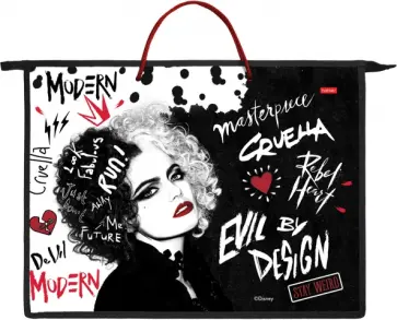 Папка для тетрадей Круэлла, А3, 1 отделение обложка книги