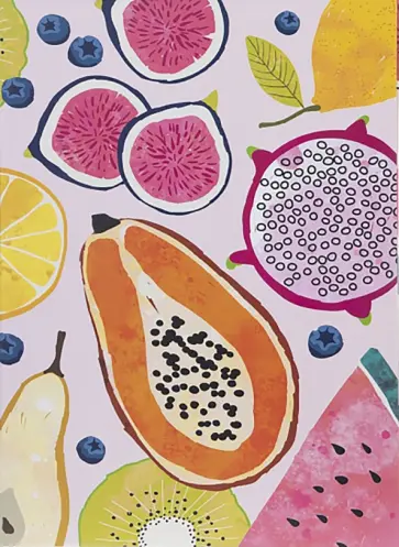 Папка-планшет с металлическим зажимом Fruits, А4 Папка-планшет с металлическим зажимом Fruits, А4 обложка книги