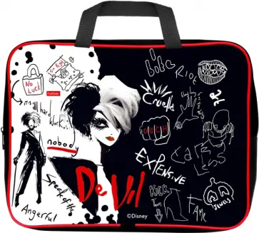 Сумка для тетрадей Круэлла, А4 обложка книги