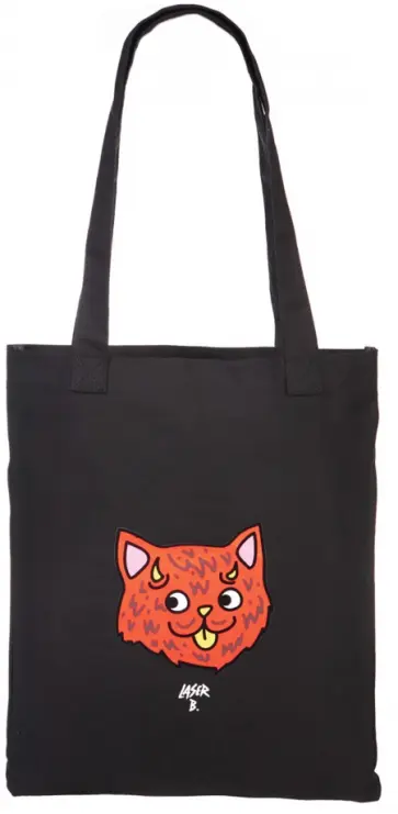 Сумка-шопер с карманом Лазер Би обложка книги