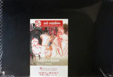 Блокнот для зарисовок Art Creation, 80 листов Блокнот для зарисовок Art Creation, 80 листов обложка книги