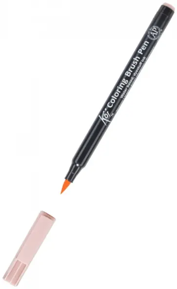 Маркер акварельный Koi кисточка, №222 Фуксия обложка книги