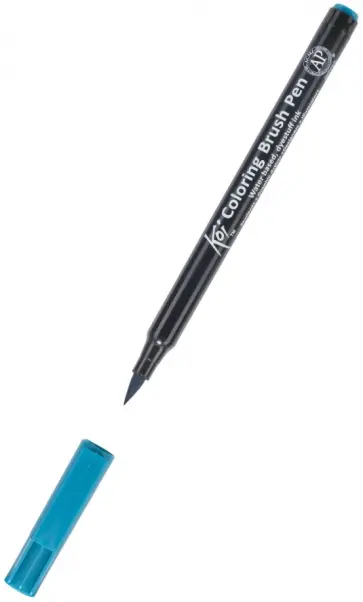 Маркер акварельный Koi кисточка, №31 Виридиан обложка книги