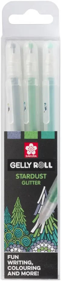 Набор гелевых ручек Stardust. Лес, 3 штуки обложка книги