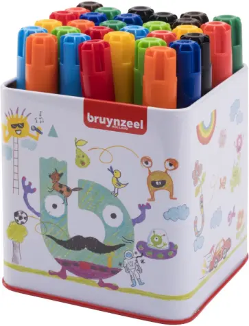 Набор фломастеров Big point, утолщенные, 30 цветов обложка книги