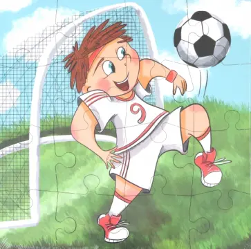 Пазл-16 деревянный. Футболист Пазл-16 деревянный. Футболист обложка книги