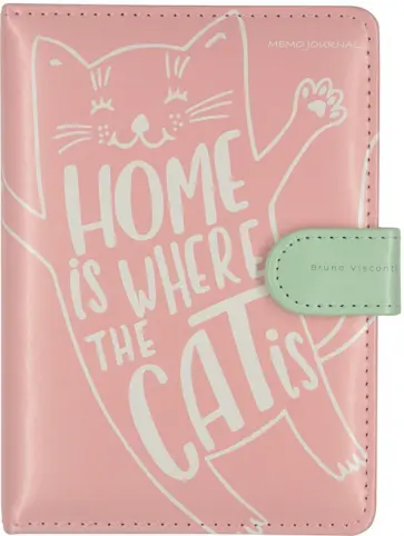 Записная книжка Memo Journal. Счастливый кот, А5, 128 листов обложка книги