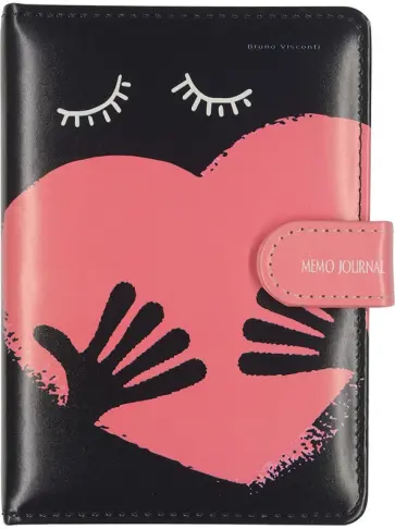 Записная книжка Memo Journal. Сердце, А5, 128 листов обложка книги