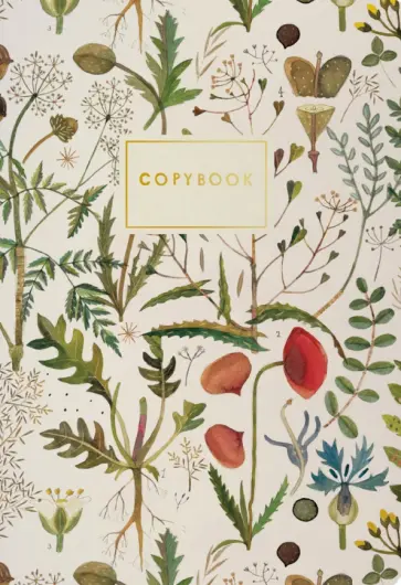 Тетрадь Луговые травы, 40 листов, клетка обложка книги