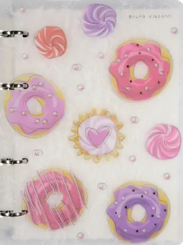 Тетрадь со сменным блоком Сладкое настроение, 80 листов, клетка, А5+ Тетрадь со сменным блоком Сладкое настроение, 80 листов, клетка, А5+ обложка книги