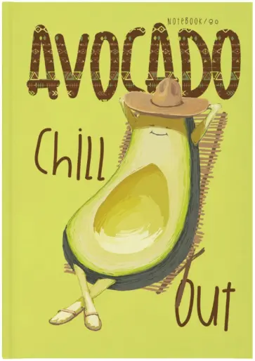 Блокнот-престиж Avocado Style, А5, 80 листов, клетка обложка книги