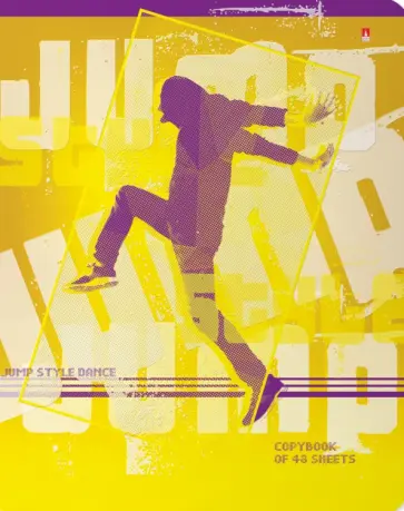 Тетрадь Jump, 48 листов, клетка, А5, в ассортименте обложка книги