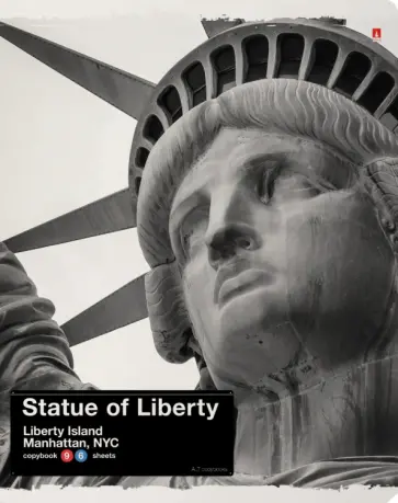 Тетрадь NY-NY, 96 листов, клетка, А5+, в ассортименте обложка книги