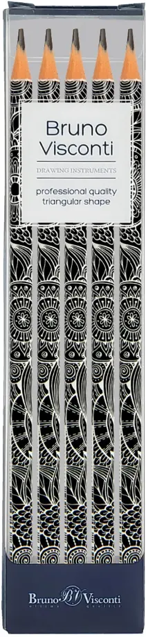 Набор карандашей чернографитовых ArtGraphix. Тату, НВ, 5 штук обложка книги